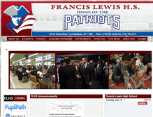 Tablet Screenshot of francislewishs.org